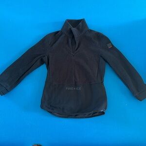 Bogner Fire and Ice black fleece pullover